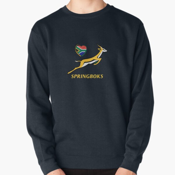 Item preview, Springbok with SA flag heart designed and sold by RockSolidZA.