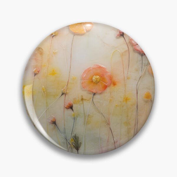 Item preview, Encaustic wax and watercolor flower, fungi and grasses 01 designed and sold by EmilyDayDreams.