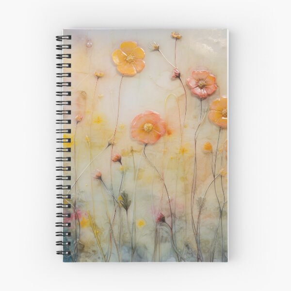 Item preview, Encaustic wax and watercolor flower, fungi and grasses 01 designed and sold by EmilyDayDreams.