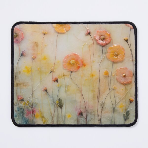 Item preview, Encaustic wax and watercolor flower, fungi and grasses 01 designed and sold by EmilyDayDreams.