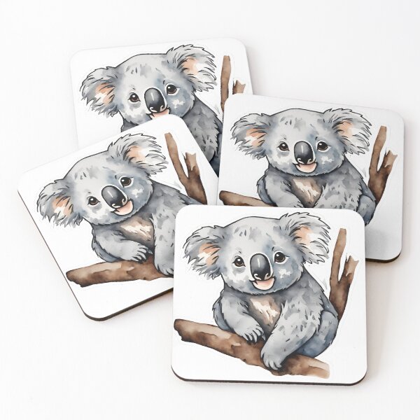 Item preview, Koala Sticker Style on a Branch designed and sold by LDJBlank.