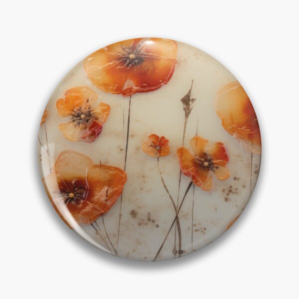 Item preview, Encaustic wax and watercolor flower, fungi and grasses 02 designed and sold by EmilyDayDreams.