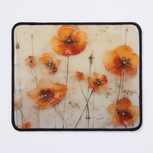 Item preview, Encaustic wax and watercolor flower, fungi and grasses 02 designed and sold by EmilyDayDreams.
