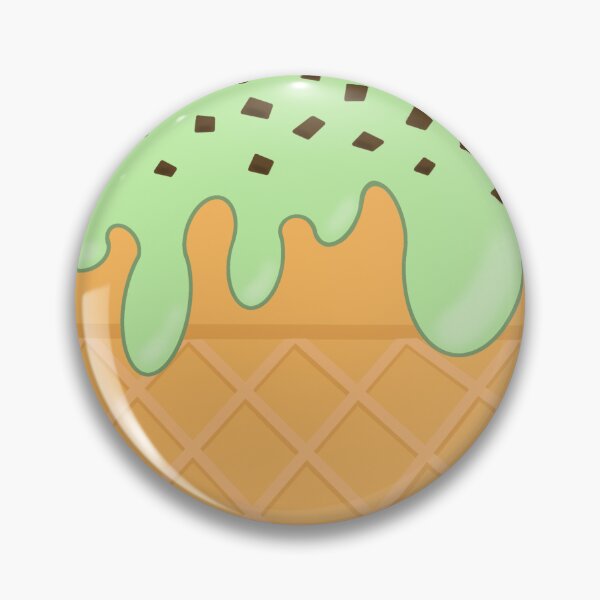 Item preview, Mint Chocolate Chip Ice Cream Cone designed and sold by Witchy-Mitchy.