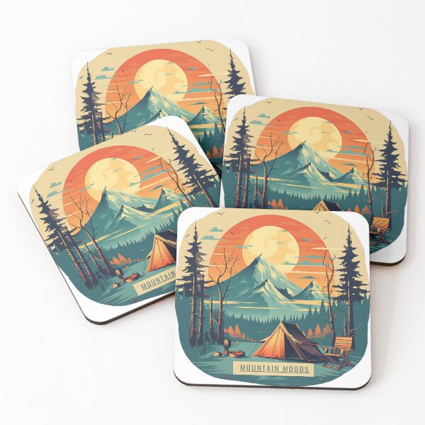 Item preview, Retro Mountain Mood designed and sold by Custom-Print.