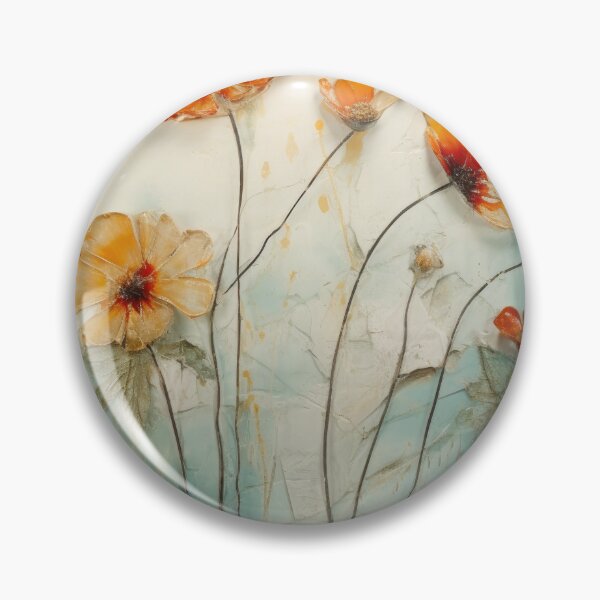 Item preview, Encaustic wax and watercolor flower, fungi and grasses 03 designed and sold by EmilyDayDreams.