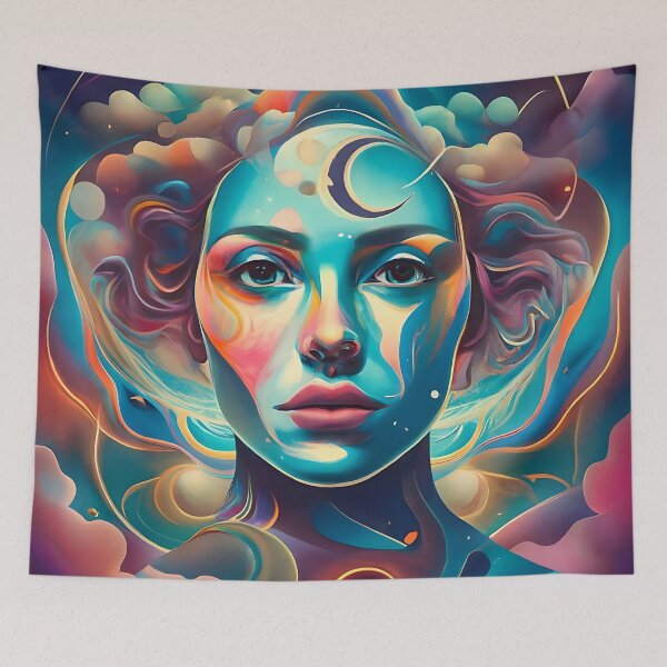 Aperçu de l'œuvre Galaxy Goddess créée et vendue par Lisa Pearlman.