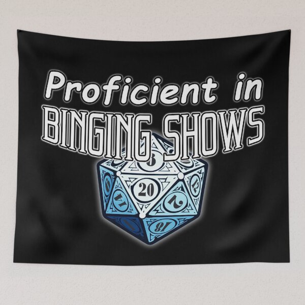 Item preview, Proficient in Binging Shows designed and sold by GammarayPrints.