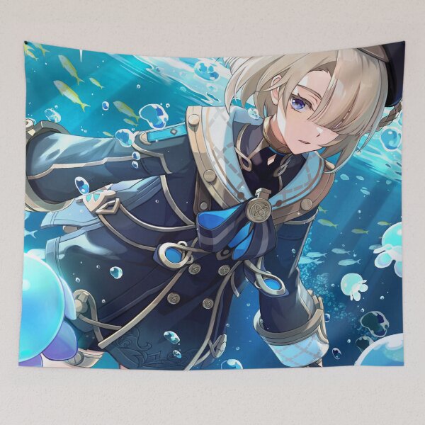 Item preview, Genshin Impact - Freminet Official Birthday Artwork 2023 designed and sold by Krimsy.