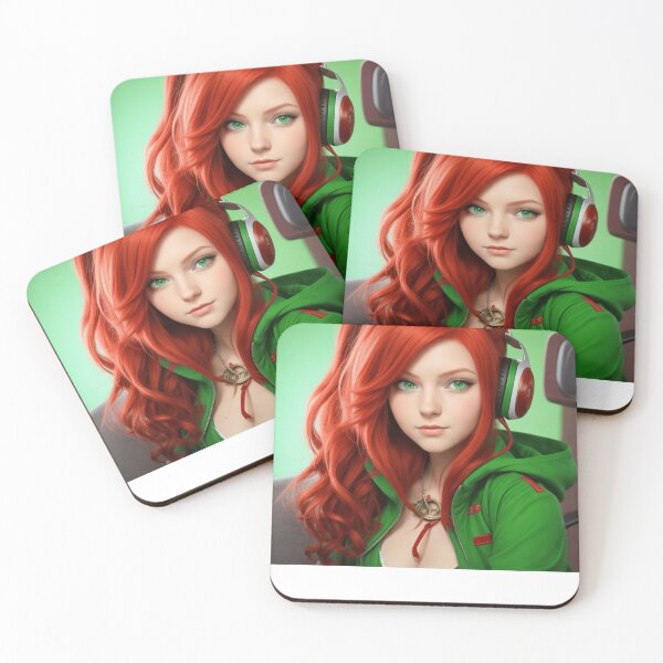 Item preview, Anime gamer girl  designed and sold by perfect  world.