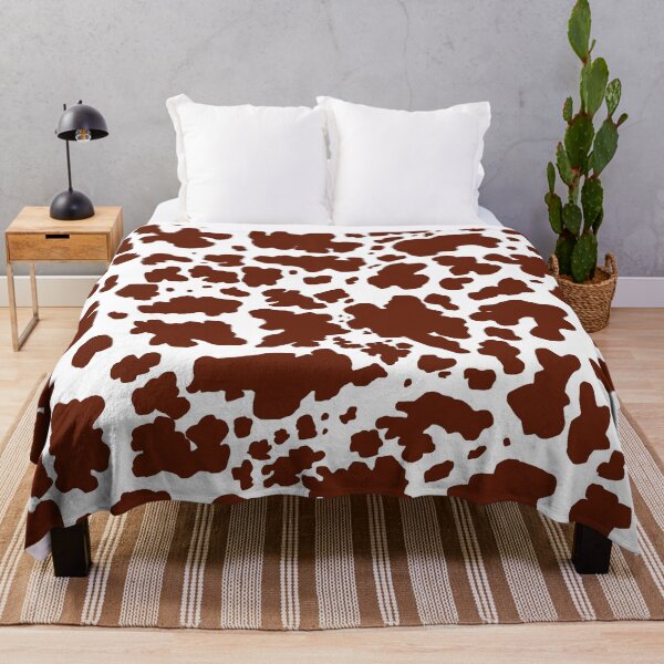 Item preview, Brown Cow Skin Spots Print designed and sold by pink-cowboy.