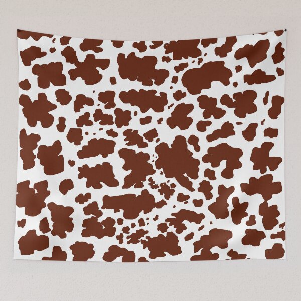 Item preview, Brown Cow Skin Spots Print designed and sold by pink-cowboy.