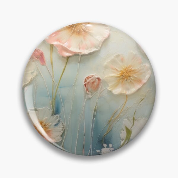 Item preview, Encaustic wax and watercolor flower, fungi and grasses 04 designed and sold by EmilyDayDreams.