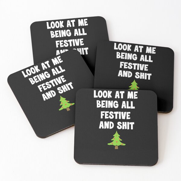 Item preview, Look At Me Being All Festive And Shit designed and sold by ANNINOART ⭐⭐⭐⭐⭐.