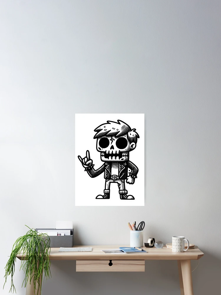 Thumbnail 2 of 3, Poster, Bone Rocker designed and sold by SRZT.