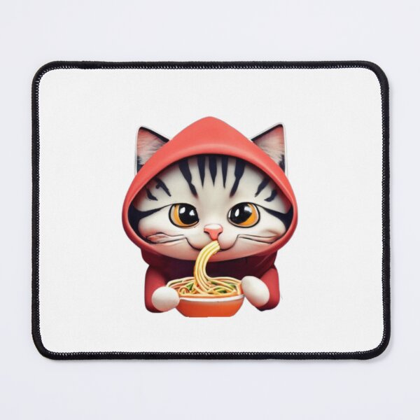 Item preview, Cat Eating Spaghetti Cat Eating Cute Cat Eating Noodles Funny Gifts for Cat Lovers Funny gifts for Spaghetti and Cat Lovers  designed and sold by MatthewViews.