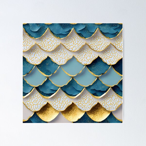 Fish Scale Wall Art Inspired by the Sea