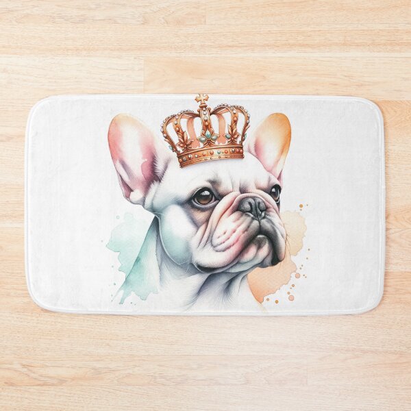Item preview, Regal Paws: The Crowned Frenchie designed and sold by WatercolorWhisk.