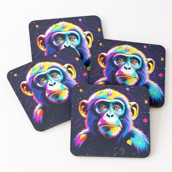 Item preview, Iridescent Cosmos: Monkey's Starry Odyssey designed and sold by javaoverride.