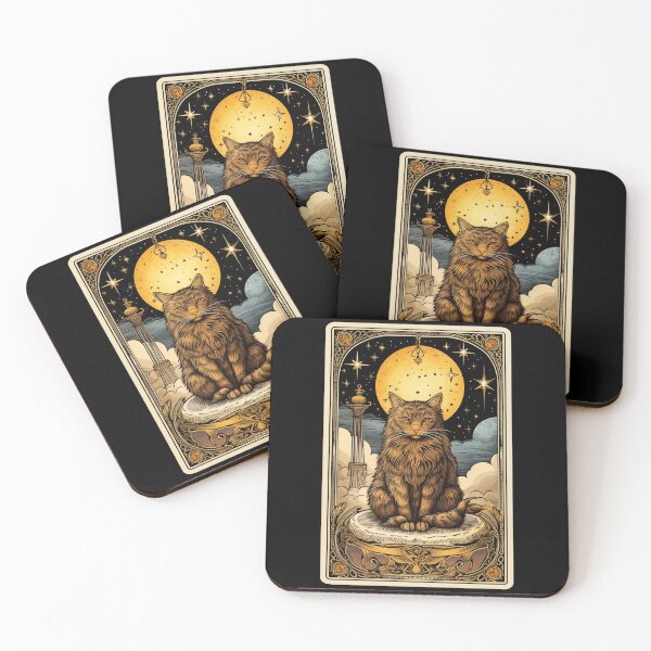 Item preview, Cat Tarot Card  designed and sold by Chill-Wave.