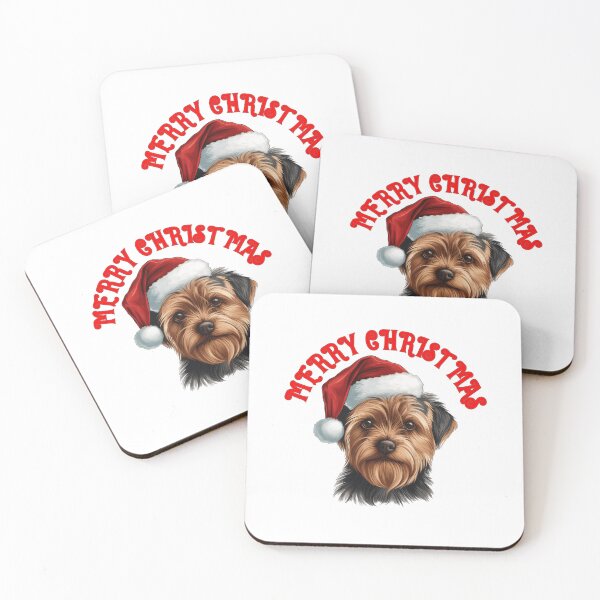 Item preview, Christmas Yorkshire Yorkie Terrier With Santa Hat  designed and sold by Culveays.