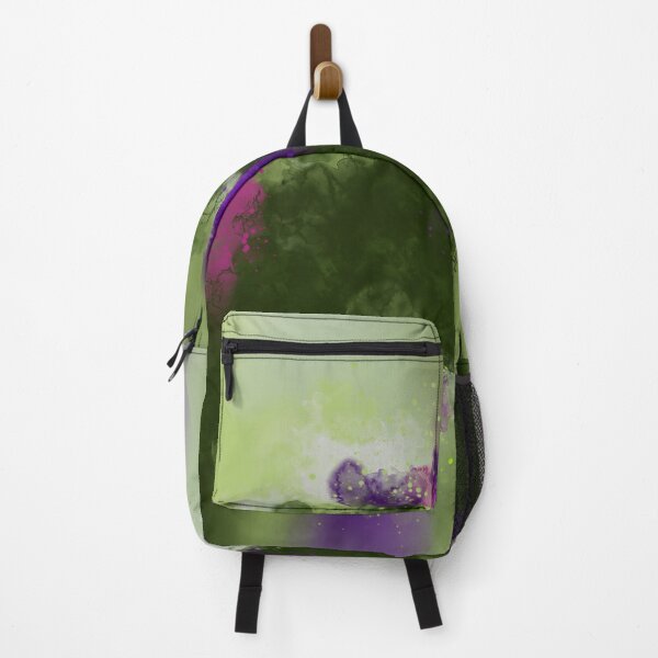Item preview, Ulterior Motives - Green Purple Abstract Art designed and sold by Joey Santiago.