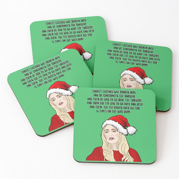 Item preview, Erika Jayne Christmas Santa's story - Real Housewives of Beverly Hills designed and sold by PopShopDesignFR.