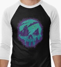 Sea of Thieves Purple Splatter Men's Baseball ¾ T-Shirt