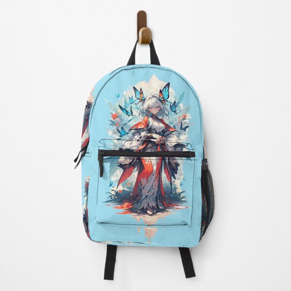 Item preview, silver haired girl is lovely with butterfly designed and sold by Animepic222.