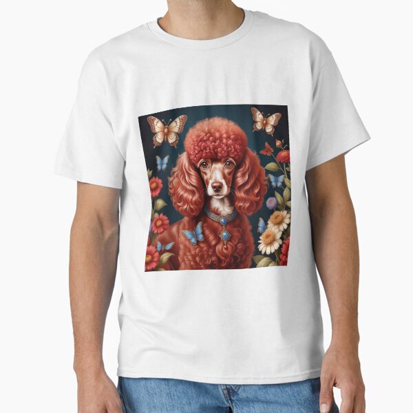 French poodle red colour Classic T-Shirt