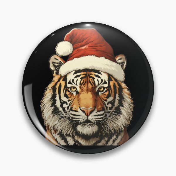 Artikelvorschau, Frohe Weihnachten – Tiger-Weihnachtsmann entworfen und verkauft von Master-Print.
