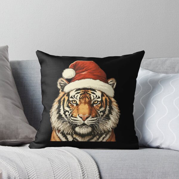 Aperçu de l'œuvre Joyeux Noël - Tigre Père Noël créée et vendue par Master-Print.