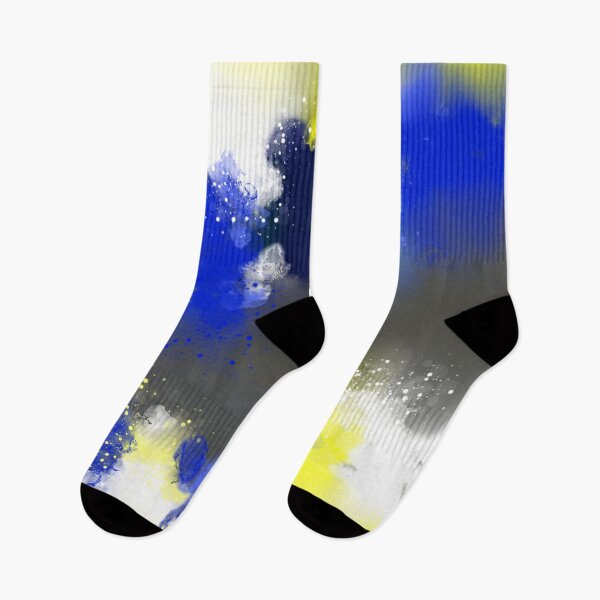 Item preview, Elementos - Arte abstracto azul amarillo designed and sold by Joey Santiago.