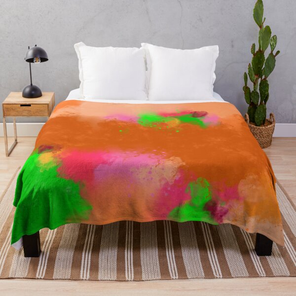 Item preview, Evolution Orange - Violet Green Abstract Art designed and sold by Joey Santiago.