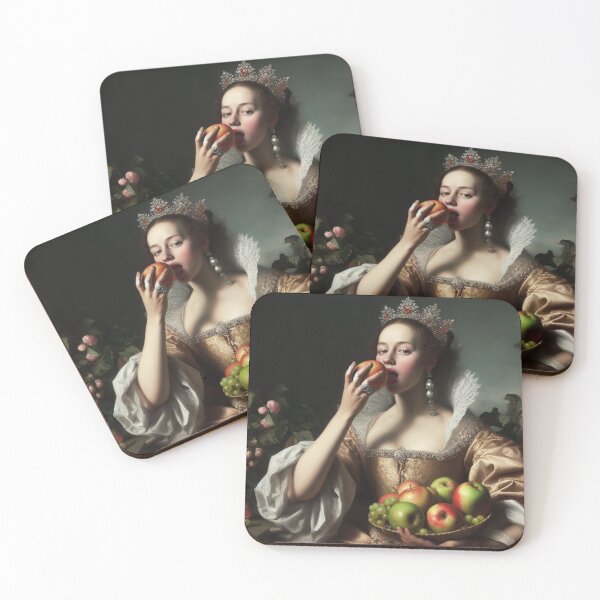 Item preview, Queen eats an apple designed and sold by MercrediCanon.