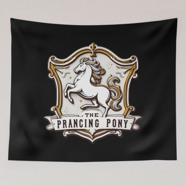 Artikelvorschau, Das tänzelnde Pony-Zeichen – Fantasie entworfen und verkauft von Fenay Designs.