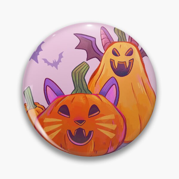 Item preview, Cat & Bat Pumpkins designed and sold by VictoriaHamre.