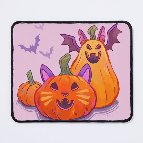 Item preview, Cat & Bat Pumpkins designed and sold by VictoriaHamre.