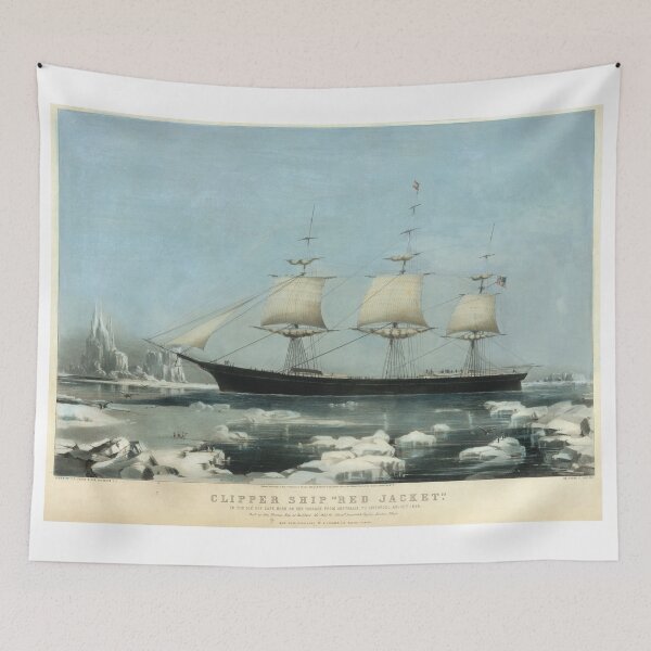 Item preview, Clipper ship 'Red Jacket' in the ice off Cape Horn designed and sold by Suzana Djordjevic.