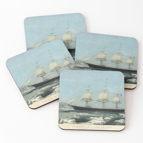 Item preview, Clipper ship 'Red Jacket' in the ice off Cape Horn designed and sold by Suzana Djordjevic.