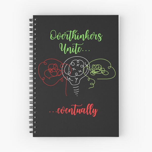 Item preview, Overthinkers Unite... eventually designed and sold by SarcasticMeByMo.