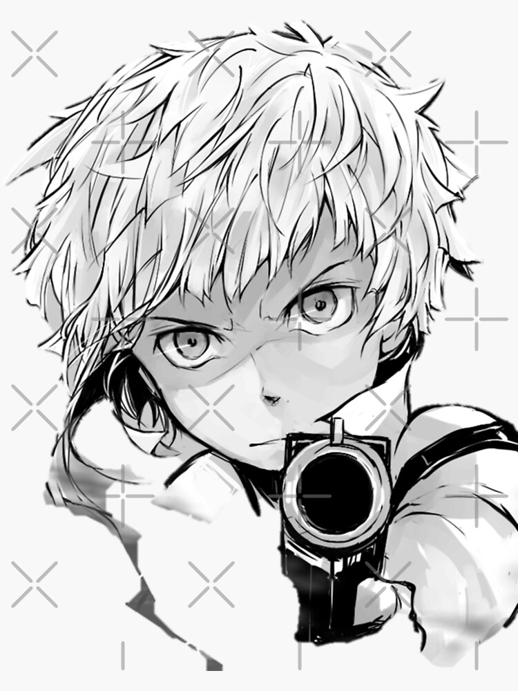 Fanart design Bungou Stray Dogs Atsushi Nakajima tiger form Sticker