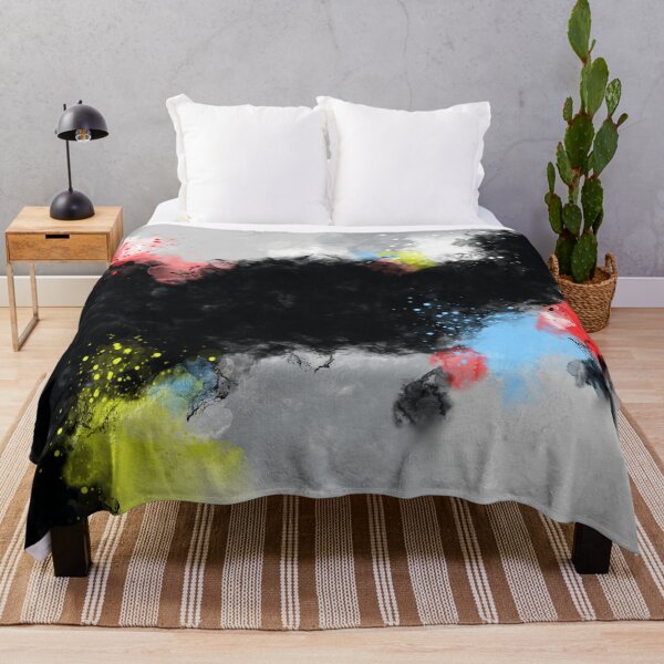 Item preview, Nice And Wild - Red Black Blue Abstract Art designed and sold by Joey Santiago.
