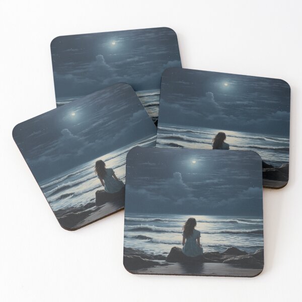 Item preview, Beach Thoughts at Night designed and sold by Dramaqueenbee.