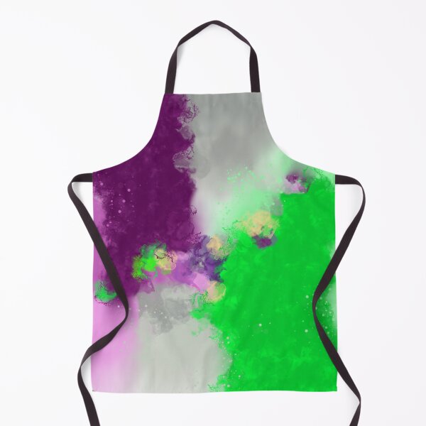 Item preview, Good Intentions - Violet Green Gray Abstract Art designed and sold by Joey Santiago.