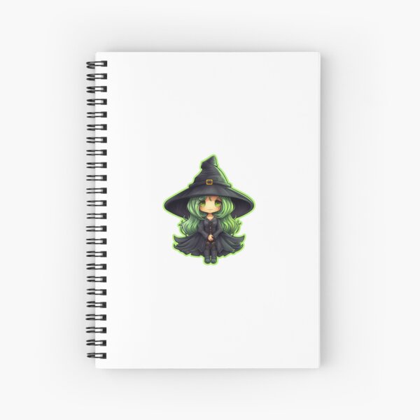 Item preview, Neon Green Cute Wicked Witch Halloween Fun Girly Sticker designed and sold by TheCreativeStag.