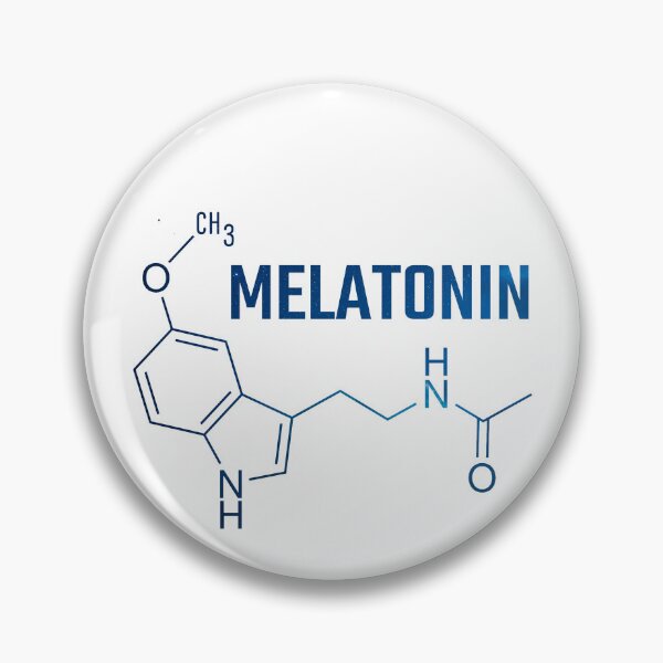 Item preview, melatonin molecule, sleep hormone designed and sold by GodsOfArt.