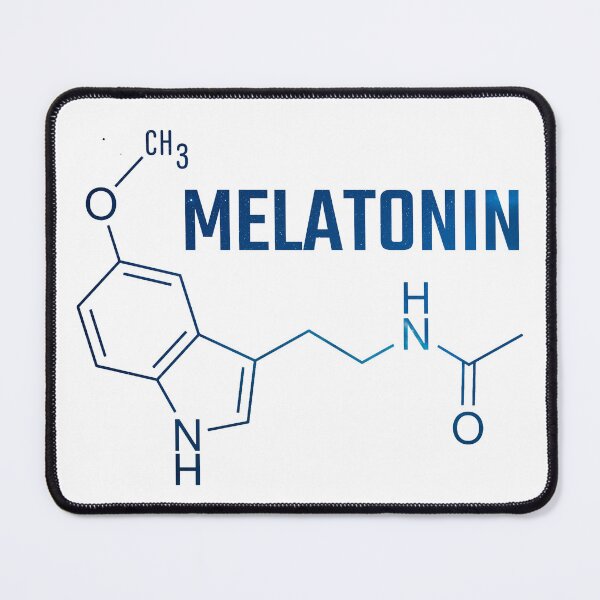 Item preview, melatonin molecule, sleep hormone designed and sold by GodsOfArt.