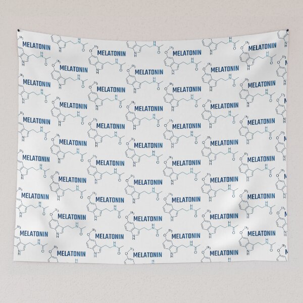 Item preview, melatonin molecule, sleep hormone designed and sold by GodsOfArt.