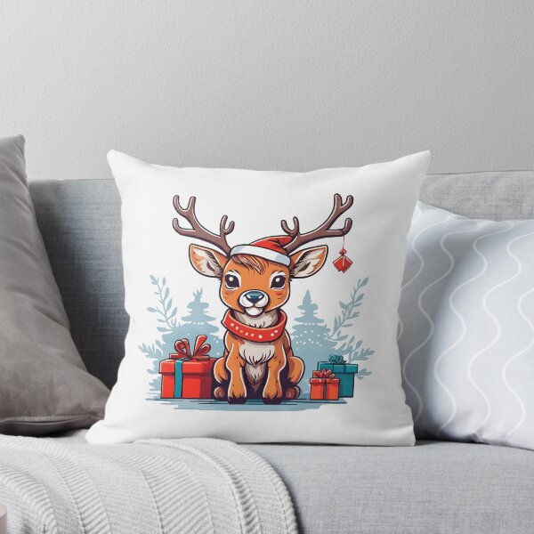 Item preview, Christmas Fawn with Gifts designed and sold by MamikonarsRB.